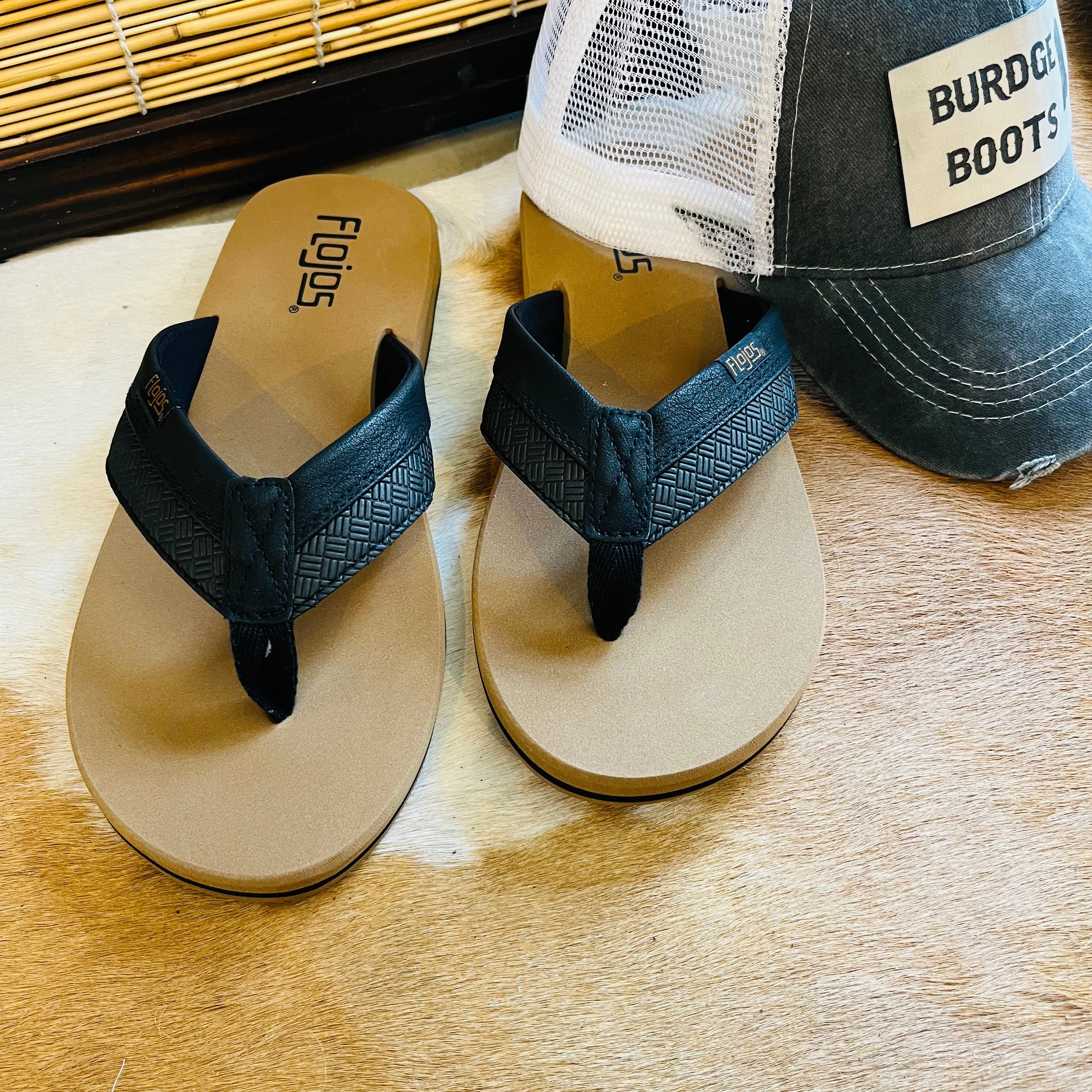 846 RYAN FLOJOS Flip Flops With Sunflower Logo