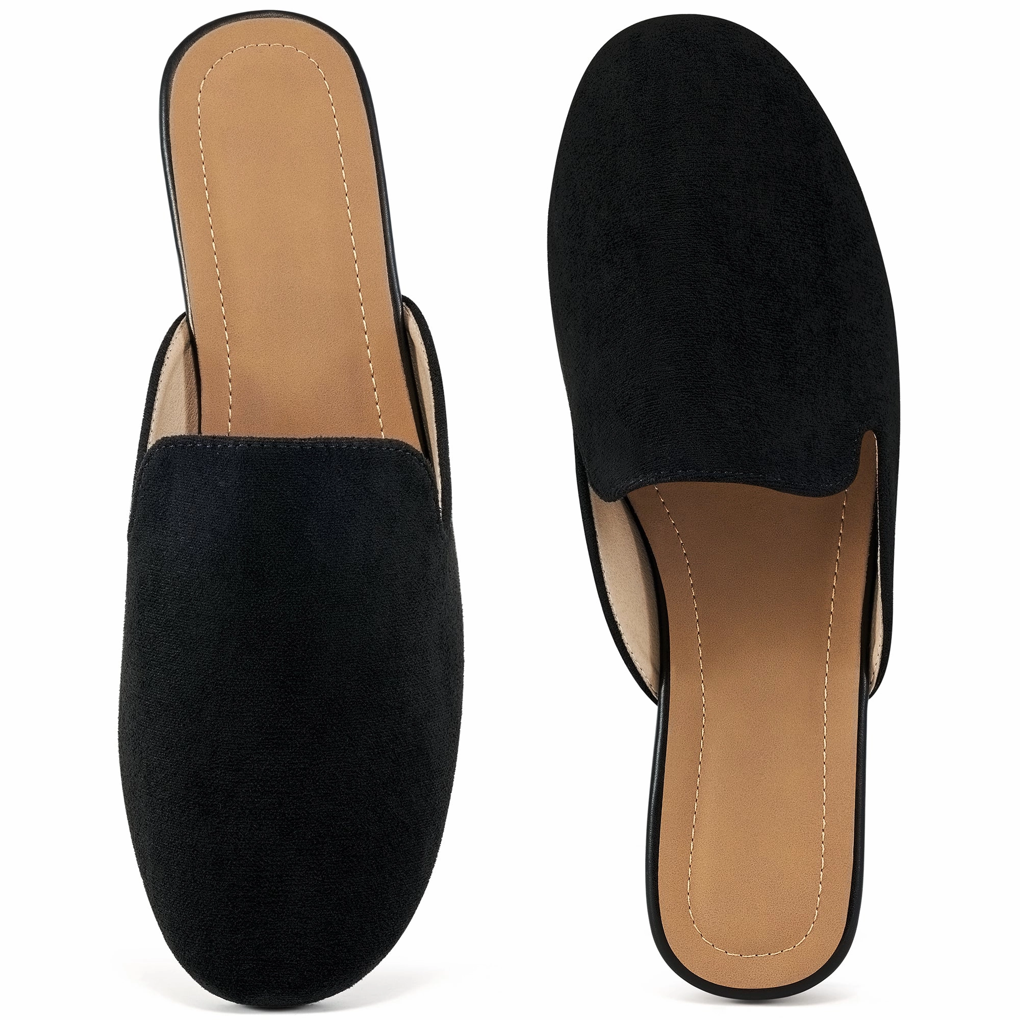 Walking The Best Walking Shoe The Best Walking Ablanczoom Mules for Women Suede Clogs: Comfortable Slip On Women Flats Backless Slides Loafers Womens Mules