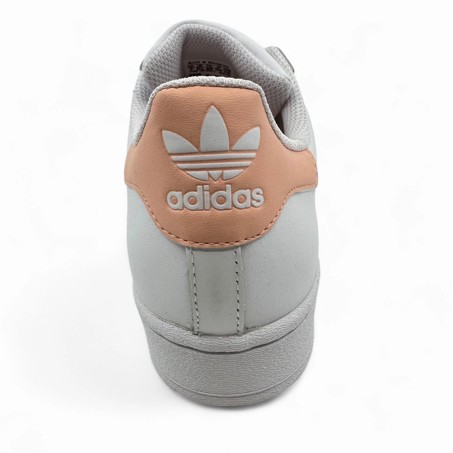 Best Walking Shoe For Europe Adidas Superstar White Haze Coral Kids Size 7 Athletic Sneaker