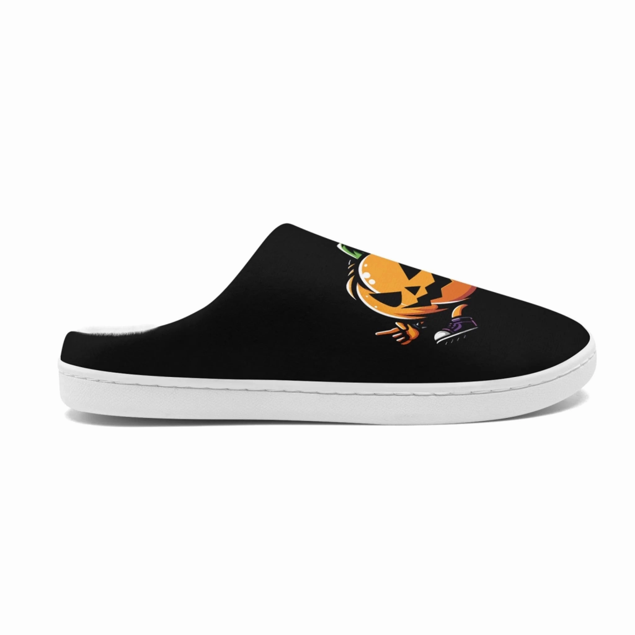 Hey Dude Sherpa Slippers Toponepod Halloween Pumpkin Slippers | Personalized with Name Logo | Halloween gift