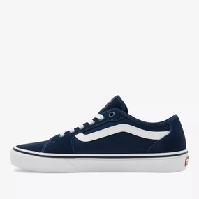 Vans Men's Filmore Decon Canvas Sneaker, Dress Blue High Heel Casual Shoes