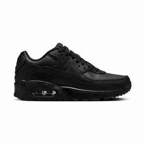 Running Shoes For Long Distance Nike Air Max 90 'Triple Black' Big Kids' Shoes