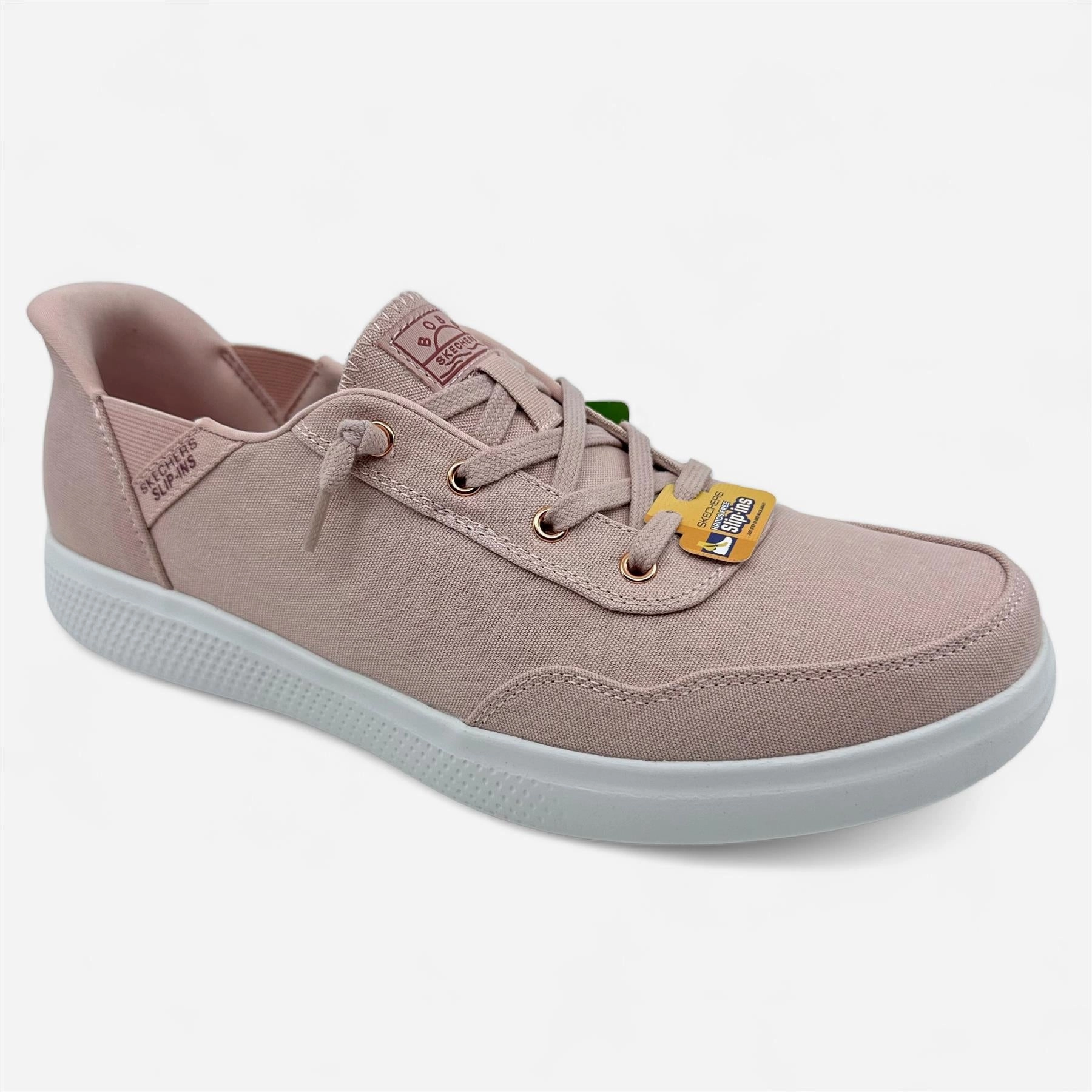 With Wide Toe Box Walking Tennis Skechers Bobs Skipper Keep It Sweet Blush Womens Size 11 Casual Slip-On