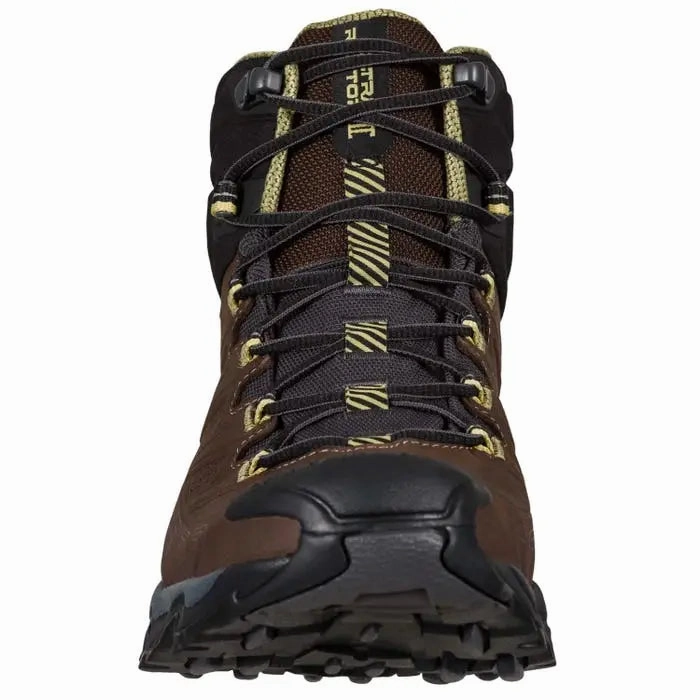 Waterproof Shoes For Winter La Sportiva Ultra Raptor II Leather GTX Mid Hiking Boot (Men's) Chocolate/Cedar - Wide