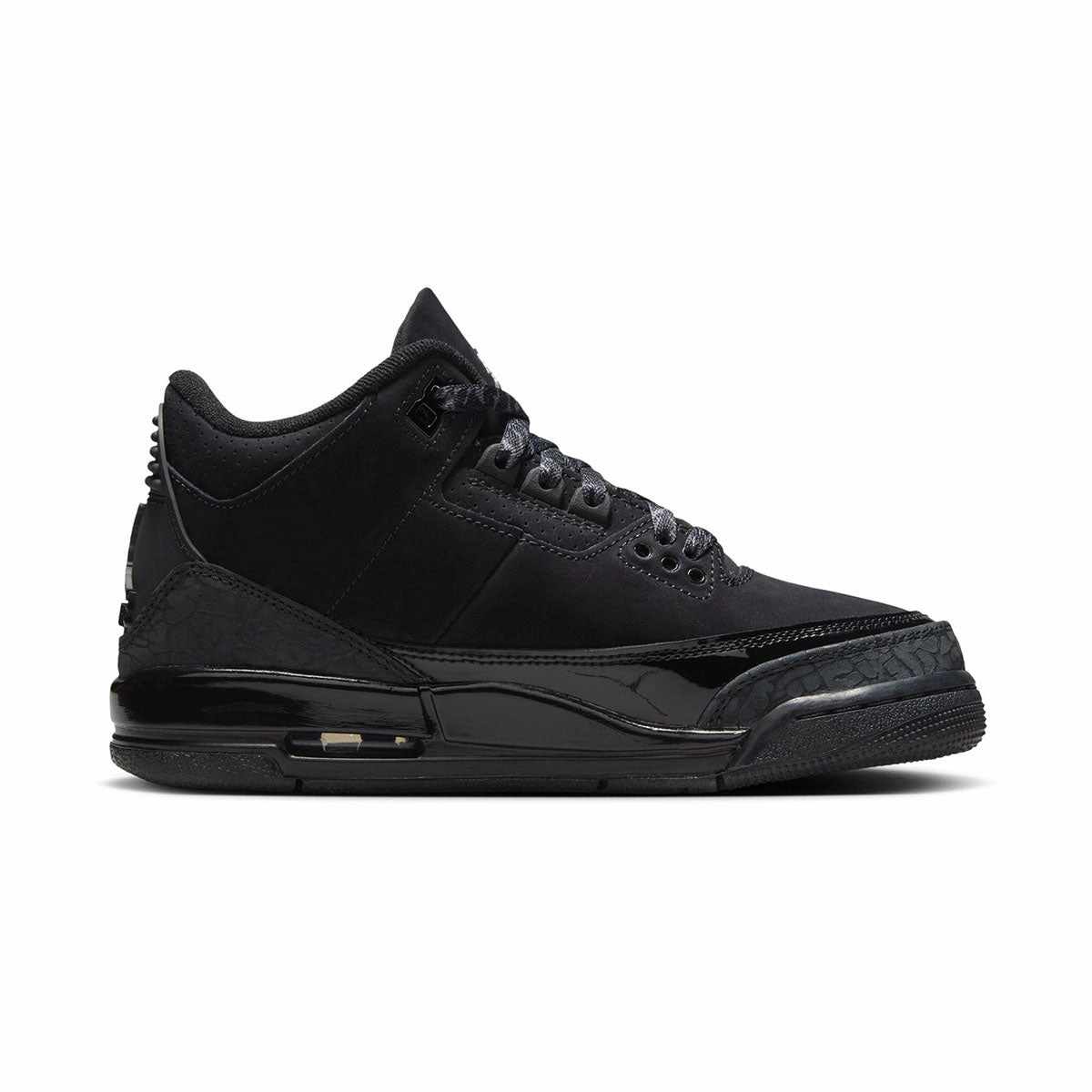 Air Jordan 3 Retro 'Black Cat' Big Kids' Shoes Best Walking Shoes Flat Feet