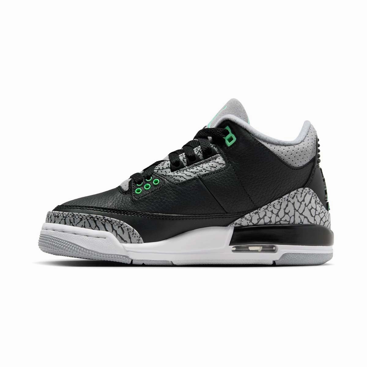 Cloud Shoes For Walking Air Jordan 3 Retro 'Green Glow' Big Kids' Shoes