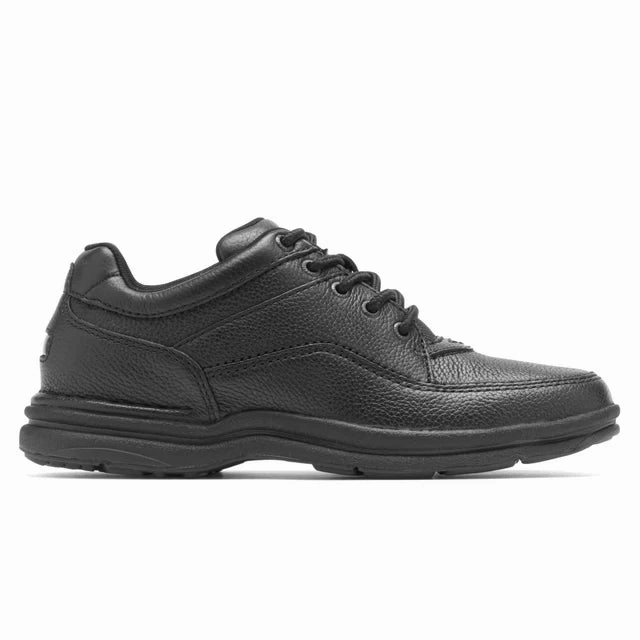 Rockport World Tour Classic Lace Up Men's - Black For Walking On Concrete