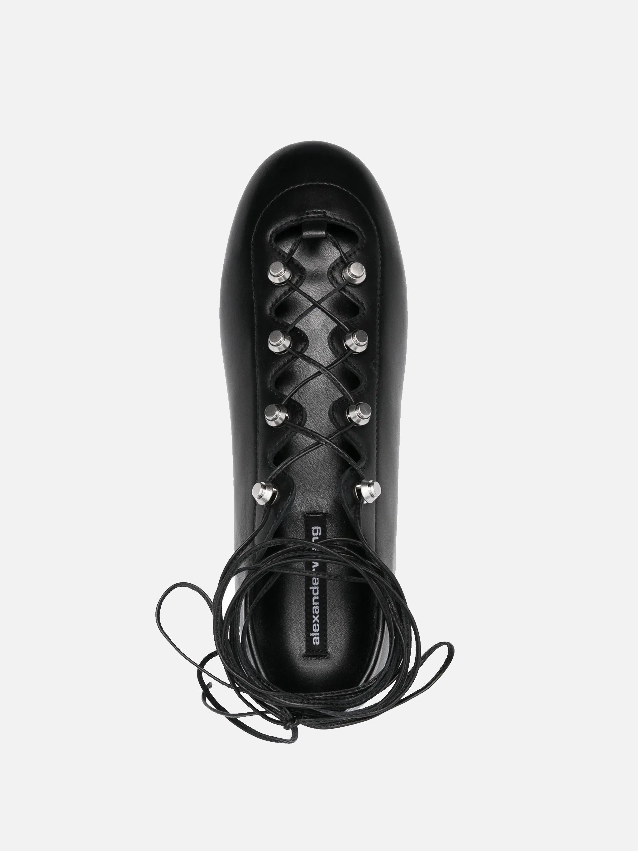 ALEXANDER WANG - Women Vyollette Lace Up Flat Sneakers Best Shoes To Buy For Flat Feet