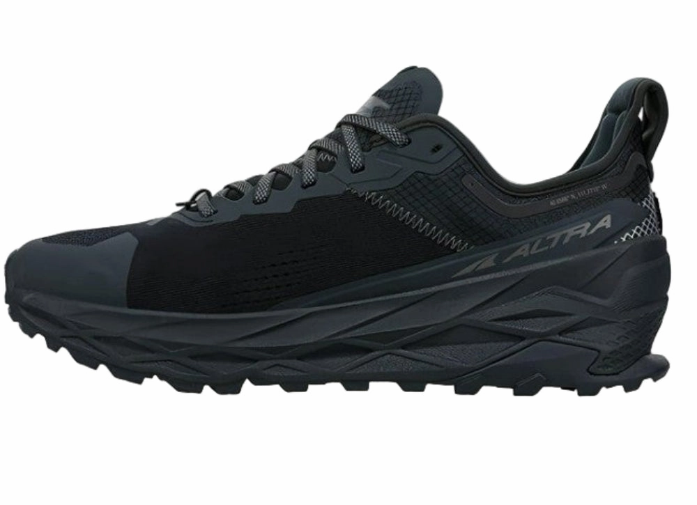 Altra Olympus 5 Trail Running shoes For Men, Black/Black Air Max Command Mesh Casual Shoes