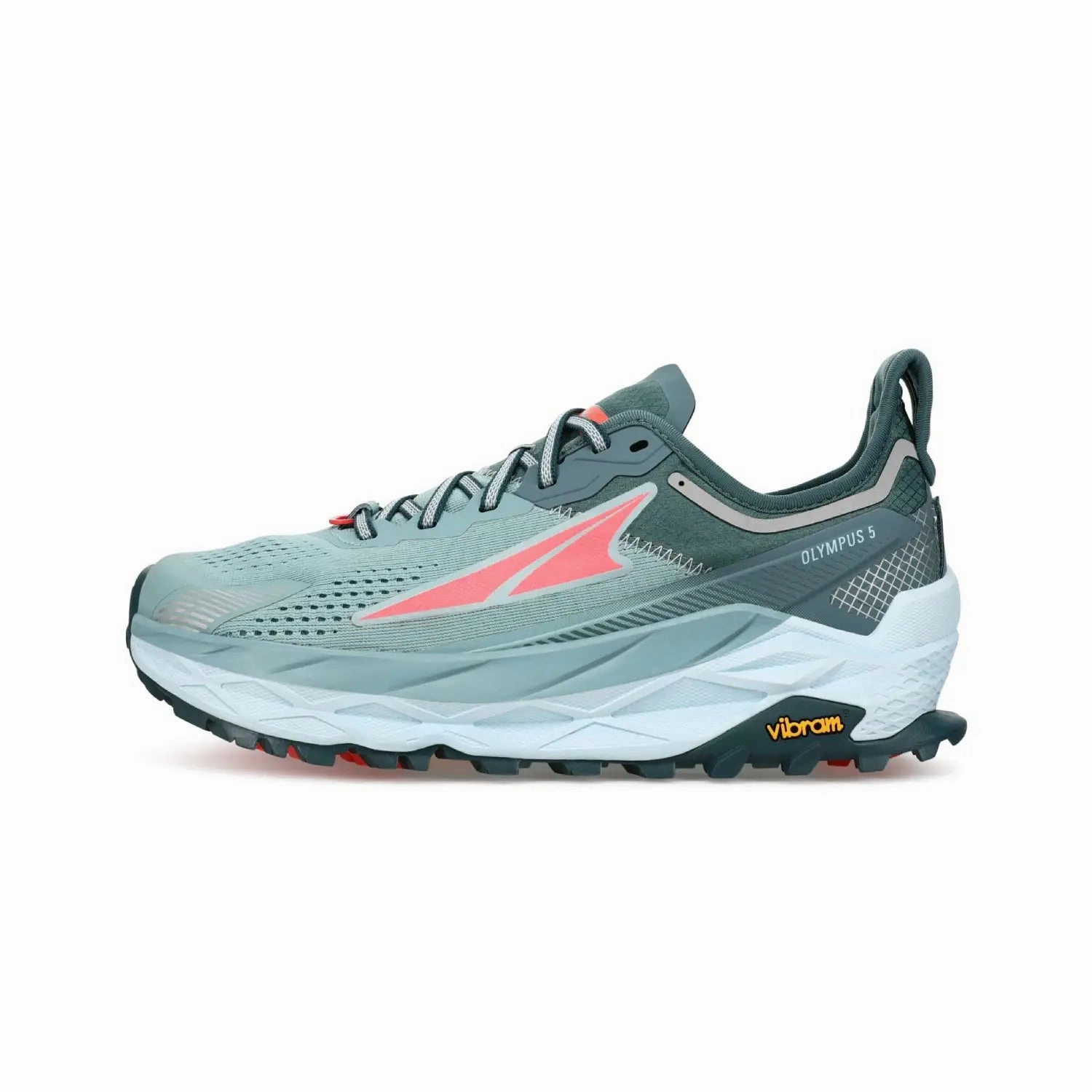 Hiking Boots Manufacturer Altra Olympus 5 Trail Running shoes For Women, Dusty Teal