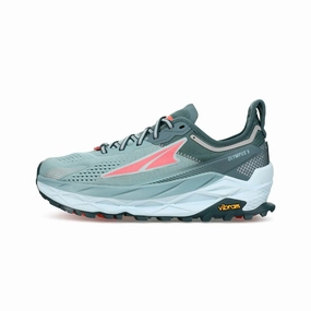 Best Spring Hiking Boots Altra Olympus 5 Trail Running shoes For Women, Dusty Teal
