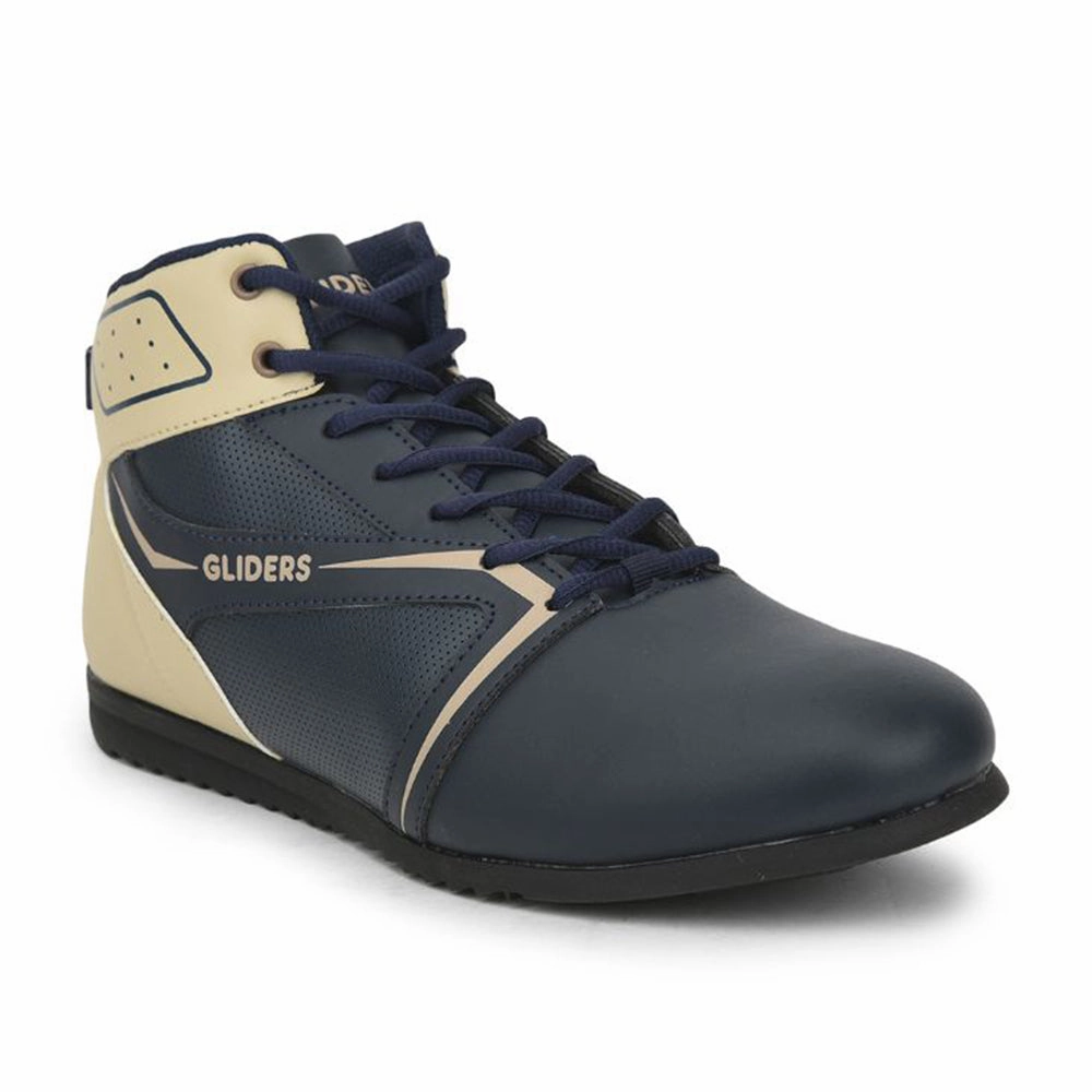 Casual Shoes Under 500 Gliders Casual Navy Blue Lacing Sneakers For Men RIDER-E By Liberty