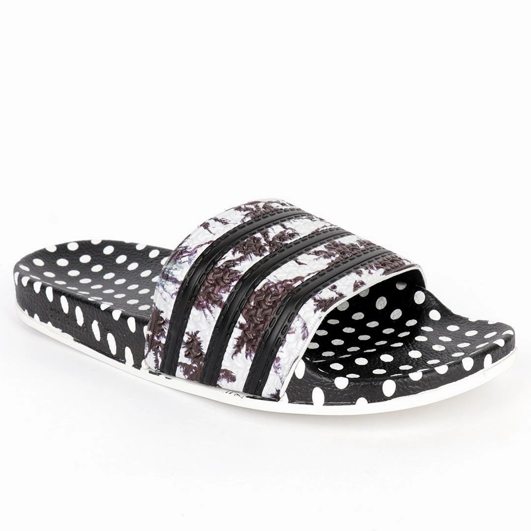 AD Soft Premium Polkadot  Designed Comfort Slide-Black Sparkly Slides