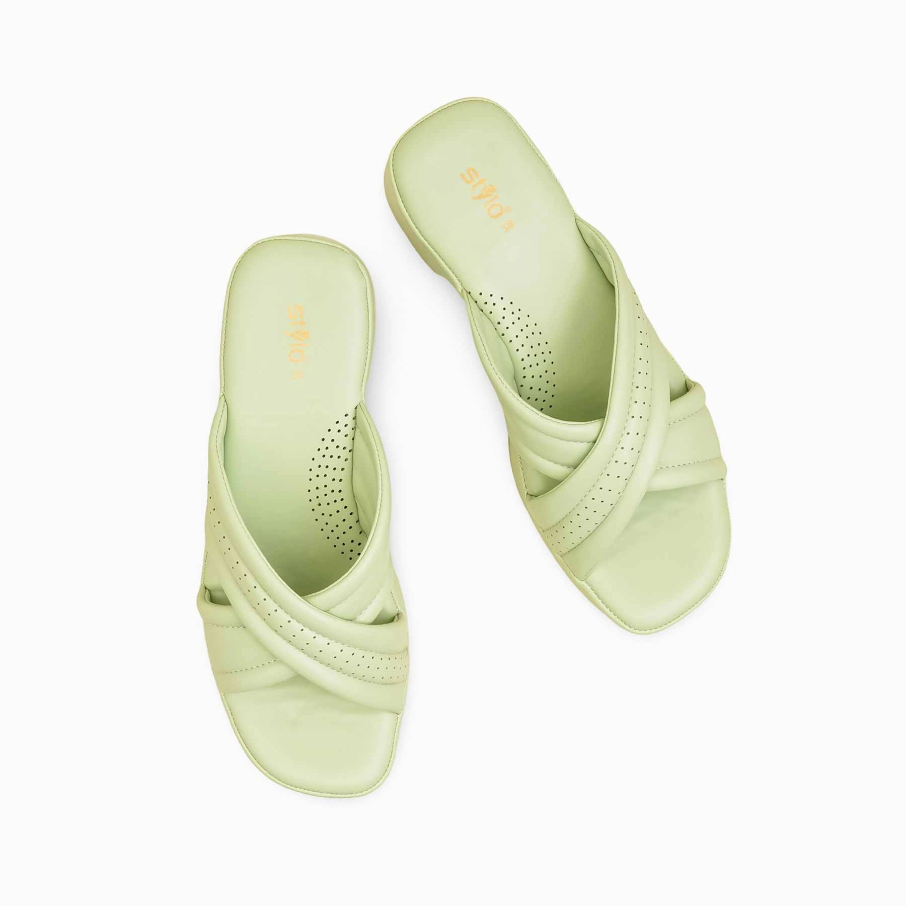 Ariet Slippers PISTAGREEN Formal Slipper For Women PU0619