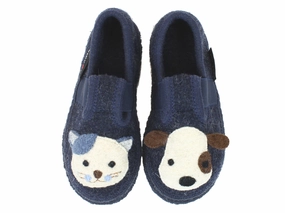 Brown Uggs Slippers Tasman Haflinger Children's slippers Pets Blue