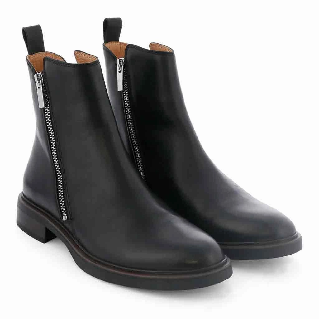 Blaine Double Zip Boot - Black Dsw Shoes Flats