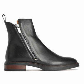 Blaine Double Zip Boot - Black Moccasin Flats Shoes