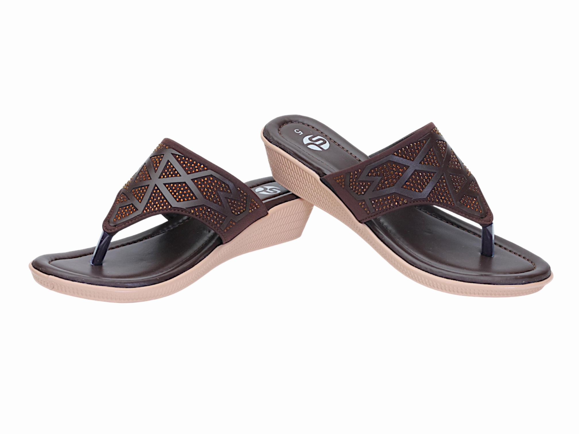 2018 Flat Shoes Ladies Fancy Chappal 34333