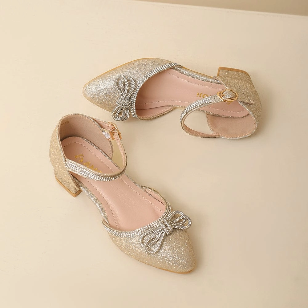 Sandals South Coast Reviews Amoji Girls Dress Shoes Princess Closed Toe Chunky Kids High Heels Kid413