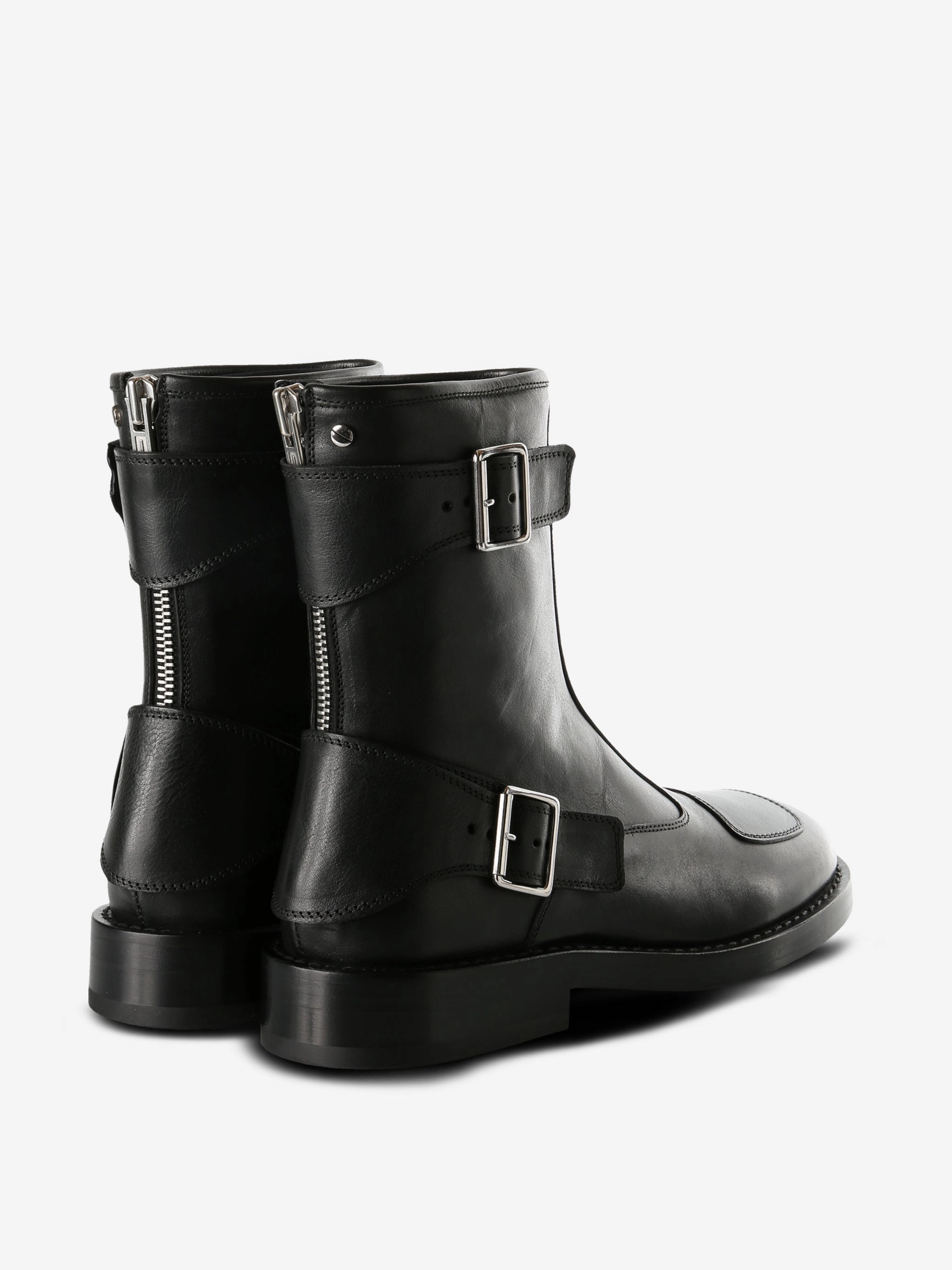 Santa Boots Decor ANN DEMEULEMEESTER - Men Eero Ankle Biker Boots