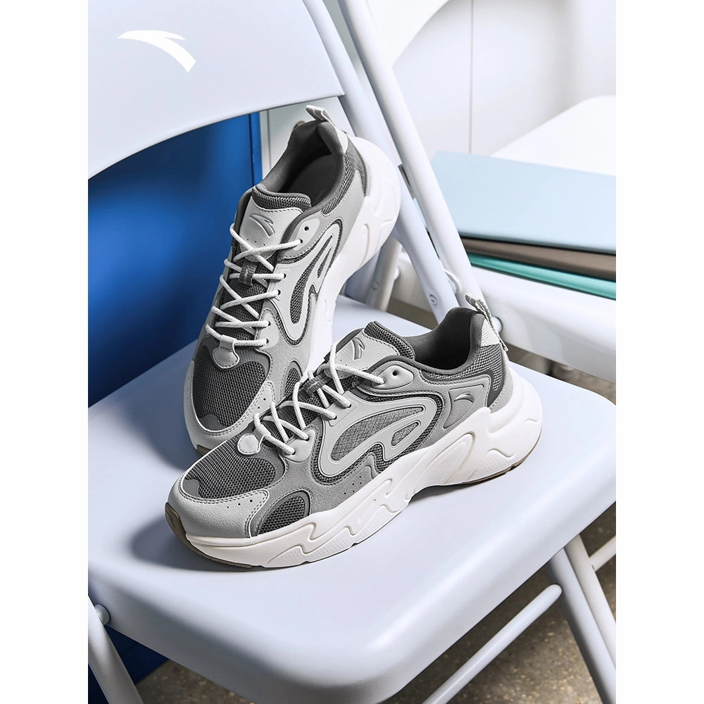 Casual Shoes Teenagers ANTA Men Pulse Casual Shoes/Sneakers 1125B8856-3 -Steel Grey/Pigeon Grey/Grey (Kasut Kasual Lelaki/Snikers)