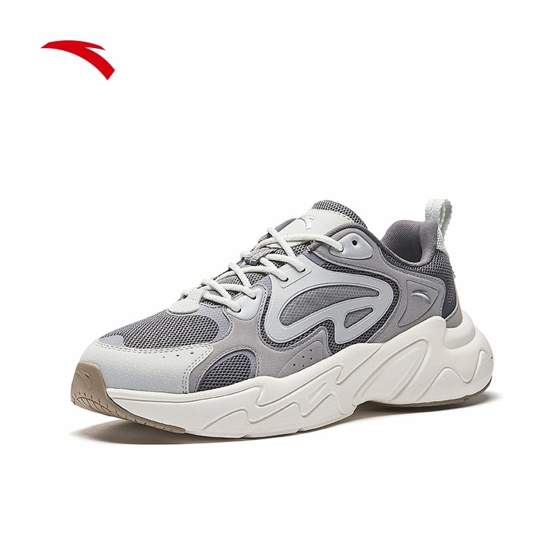 ANTA Men Pulse Casual Shoes/Sneakers 1125B8856-3 -Steel Grey/Pigeon Grey/Grey (Kasut Kasual Lelaki/Snikers) Best Casual Shoes For Snow