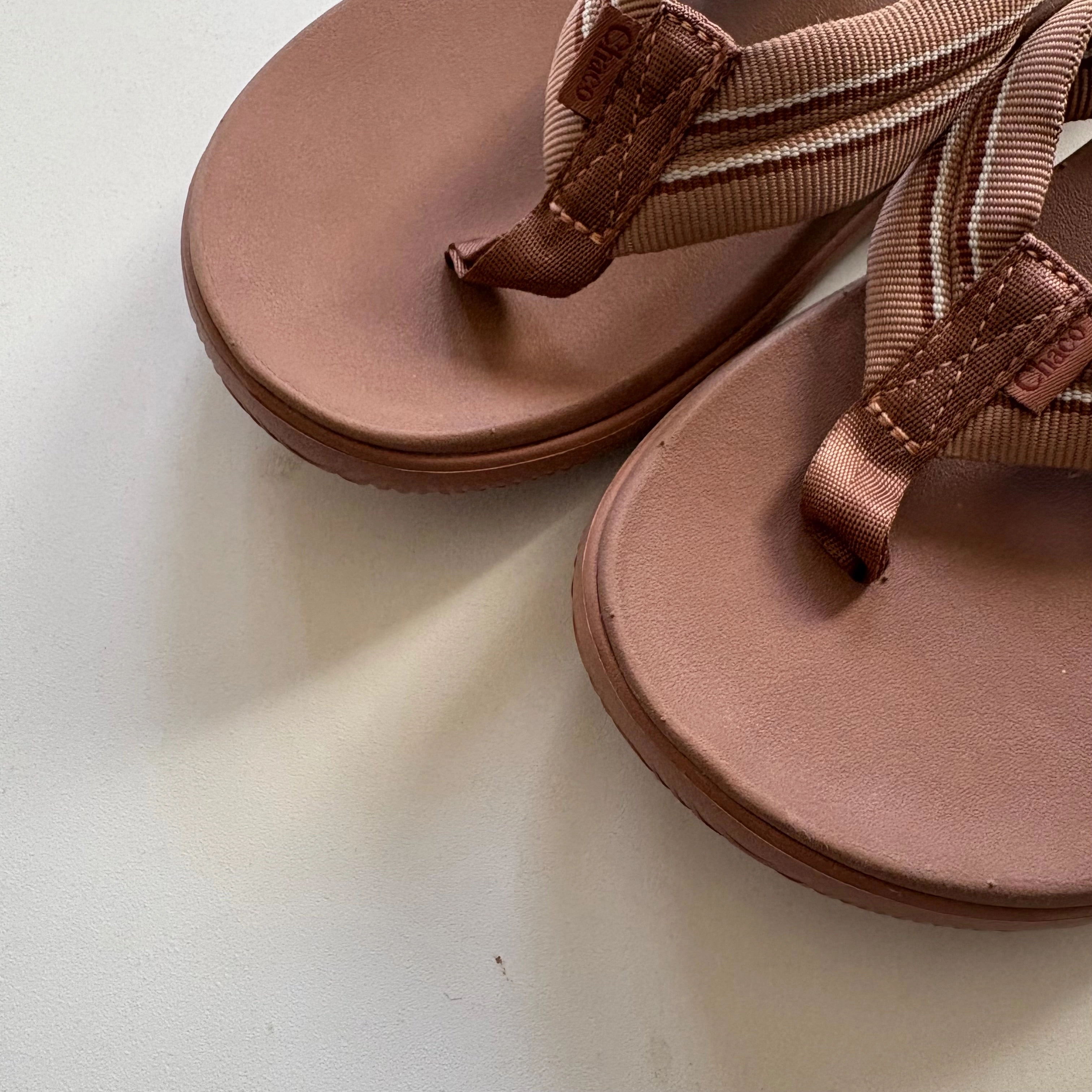 Size 9 Flip Flops Sandals Flip Flops By Chacos In Brown, Size: 7