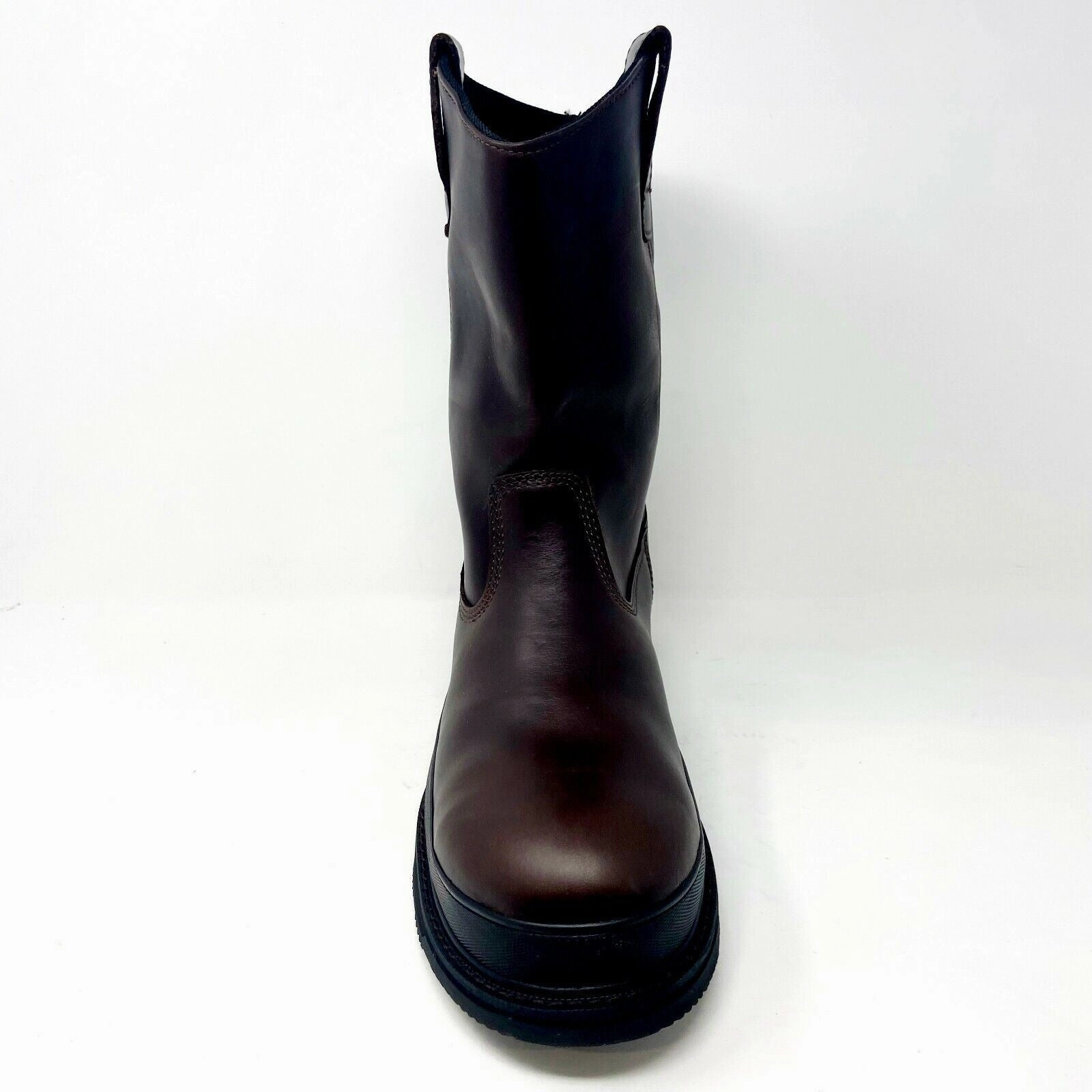 Knee High Flat Boots Shoes For Crews Ace Bronco II Brown Slip Resistant Comp Toe Womens Work Boots