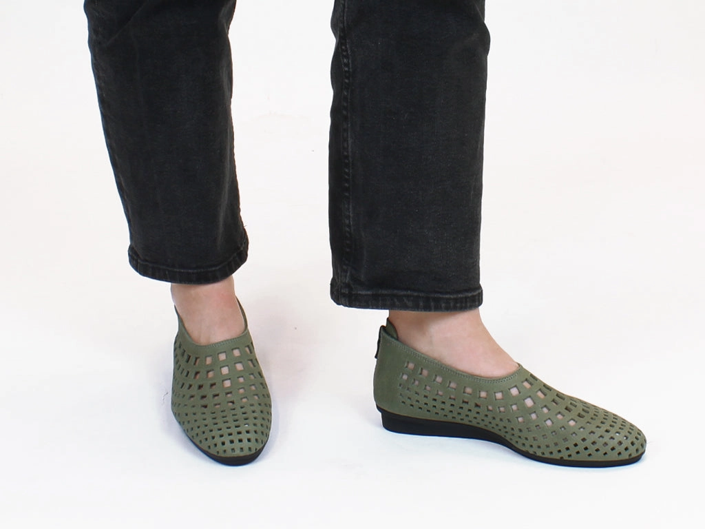 Flat Shoes Trample Arche Shoes Nirick Ecume