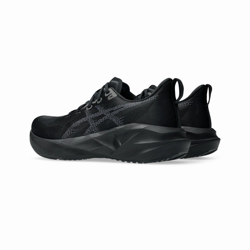 Asics Turf Shoes Baseball ASICS - Novablast 5 - Black/Carrier Grey - Men's [1011B974 002]