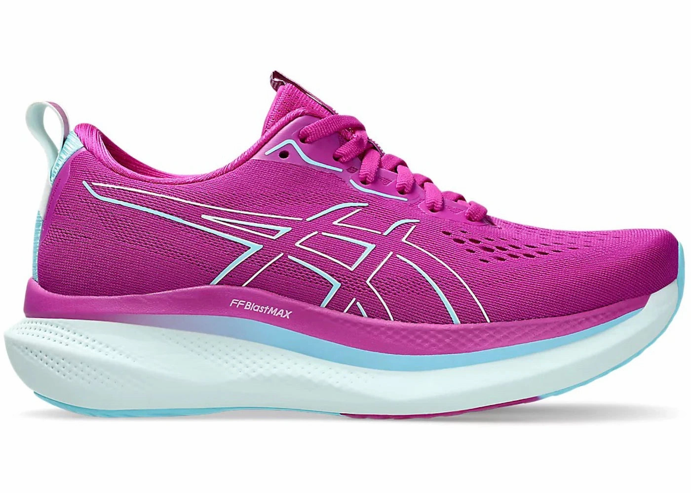 ASICS GlideRide Max Bold Magenta Soothing Sea (Women's) Asics Gel Padel Shoes