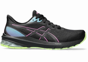 Asics Walkride Flytefoam Running Shoes ASICS GT-1000 12 Gore-Tex Black Hot Pink (Women's)