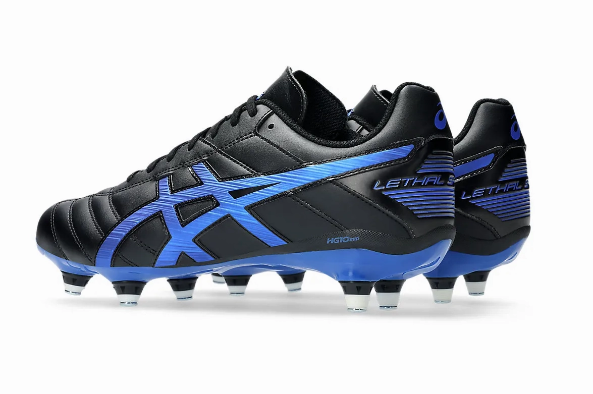 Asics Lethal Speed ST Boots  Black / Blue Asics Us Shoe Finder