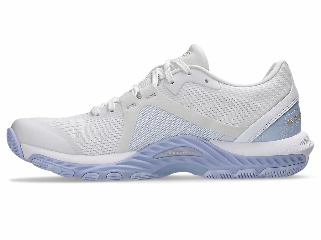 Asics Novablast 4 Running Shoes ASICS Netburner Shield - White / Blue Fade