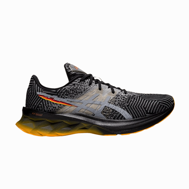 ASICS Novablast Black Sheet Rock Asics Shoe Laces