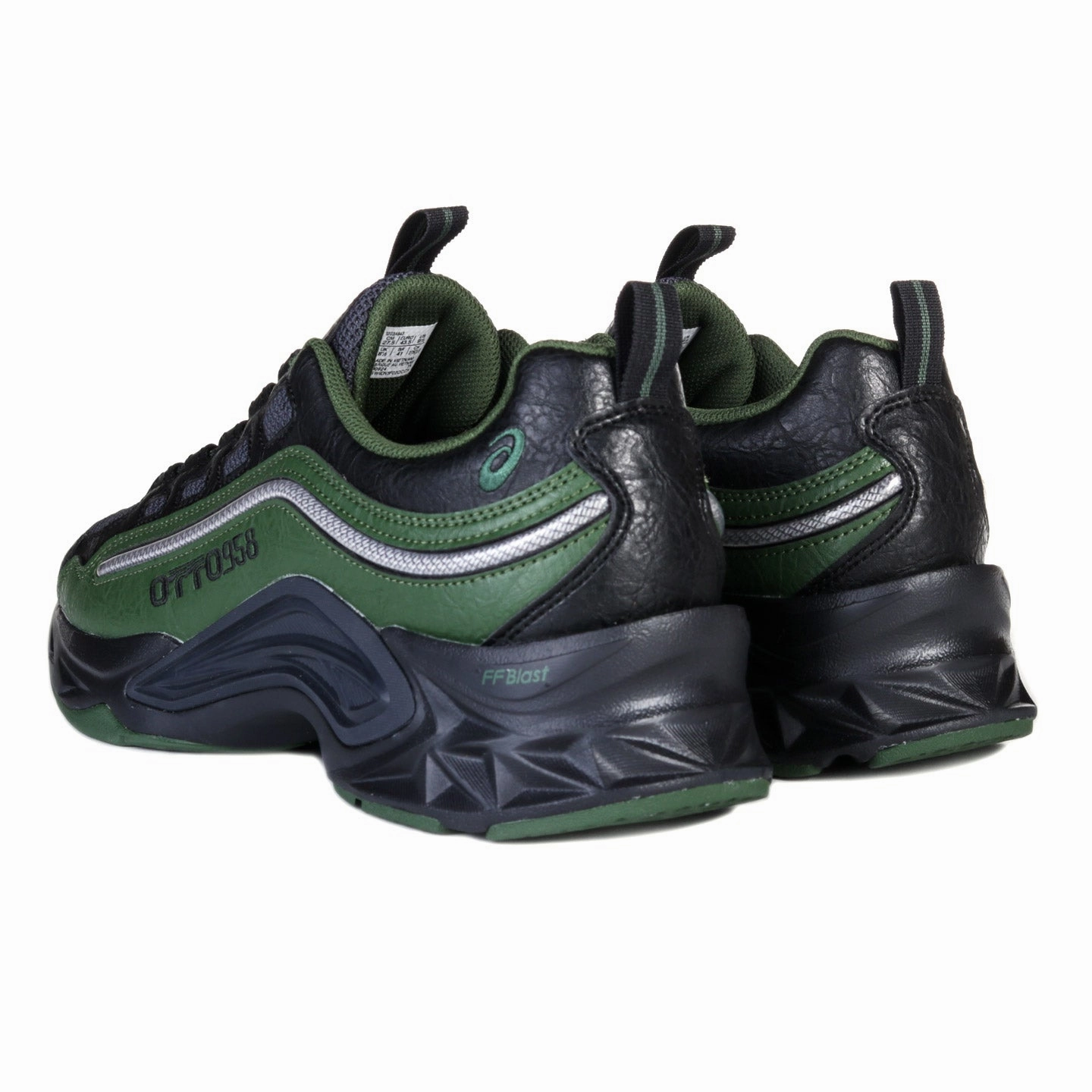 ASICS OTTO958 PROTOBLAST-CMLVIII GRAPHITE GREY / FOREST Asics Vs Nike Shoes