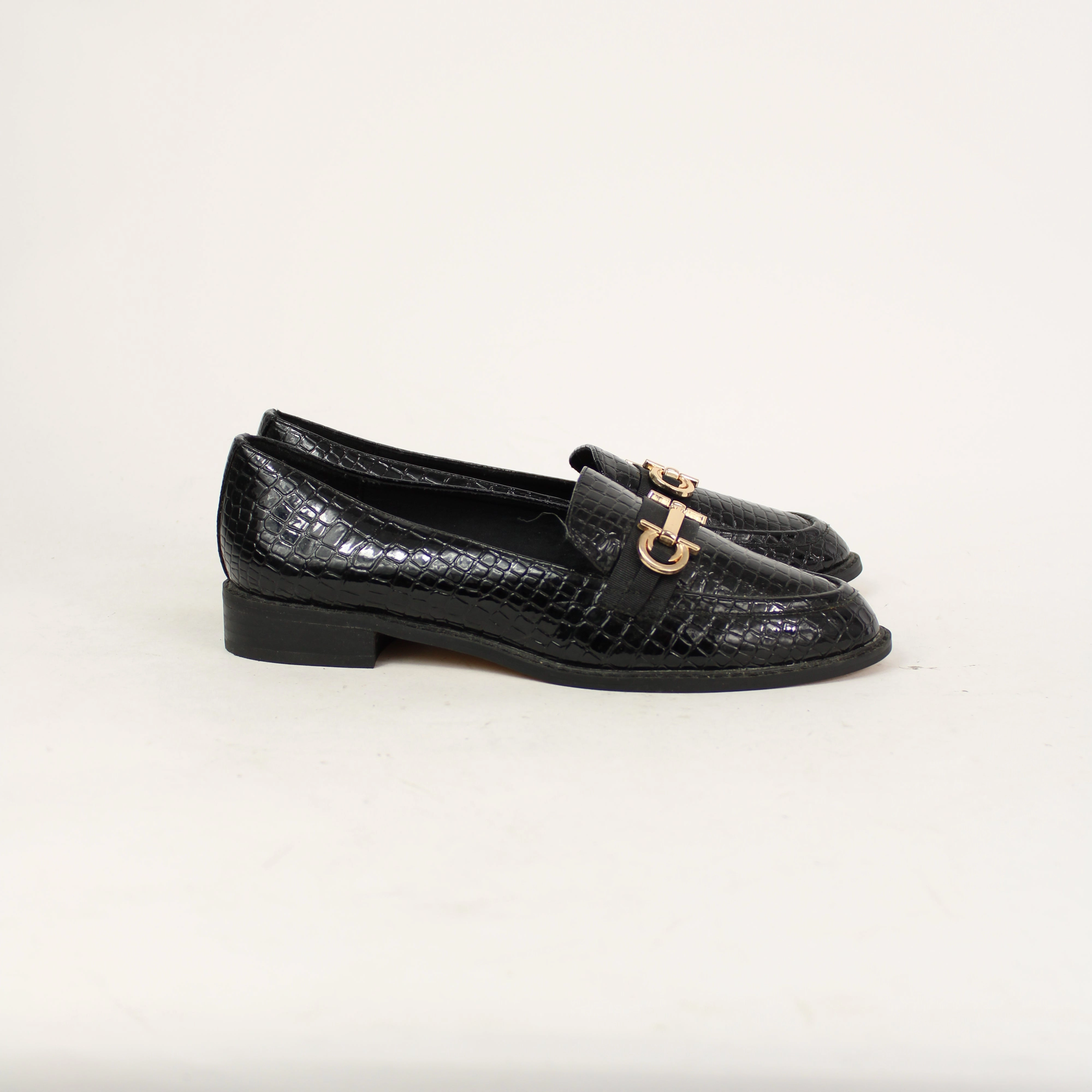 ASOS Black Loafer Flat Shoes Flat Shoes That Look Good With Dresses
