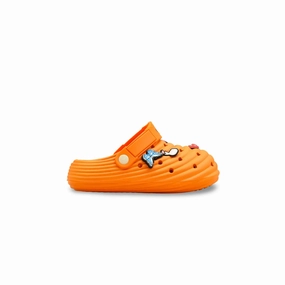 Reflexology Slippers Boys Orange Casual Flip Flop KD5729