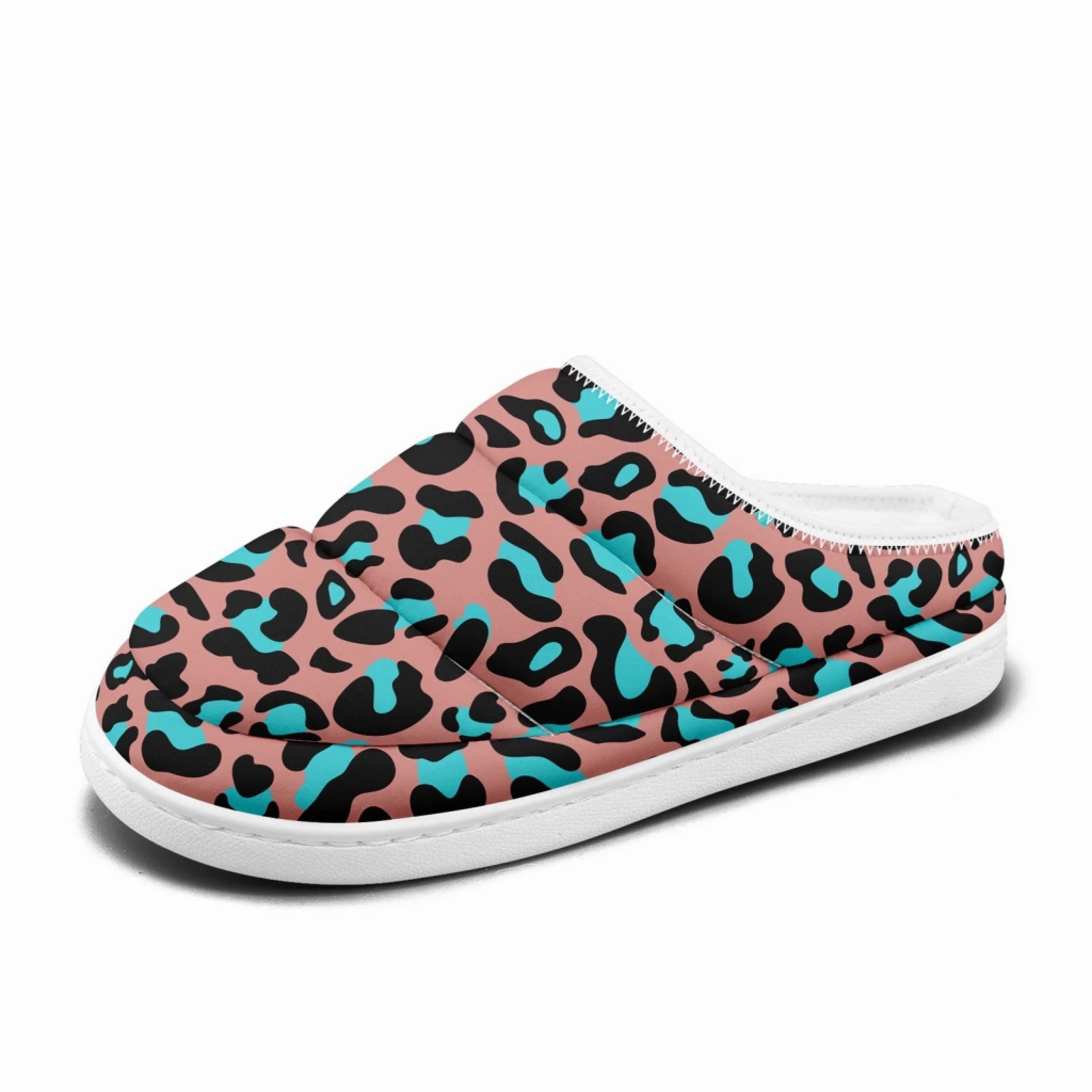 Fashion Animal Print Padded Slippers, Cozy Patterned Quilted House Shoes FN057-25028163 Different Kinds Of Slippers