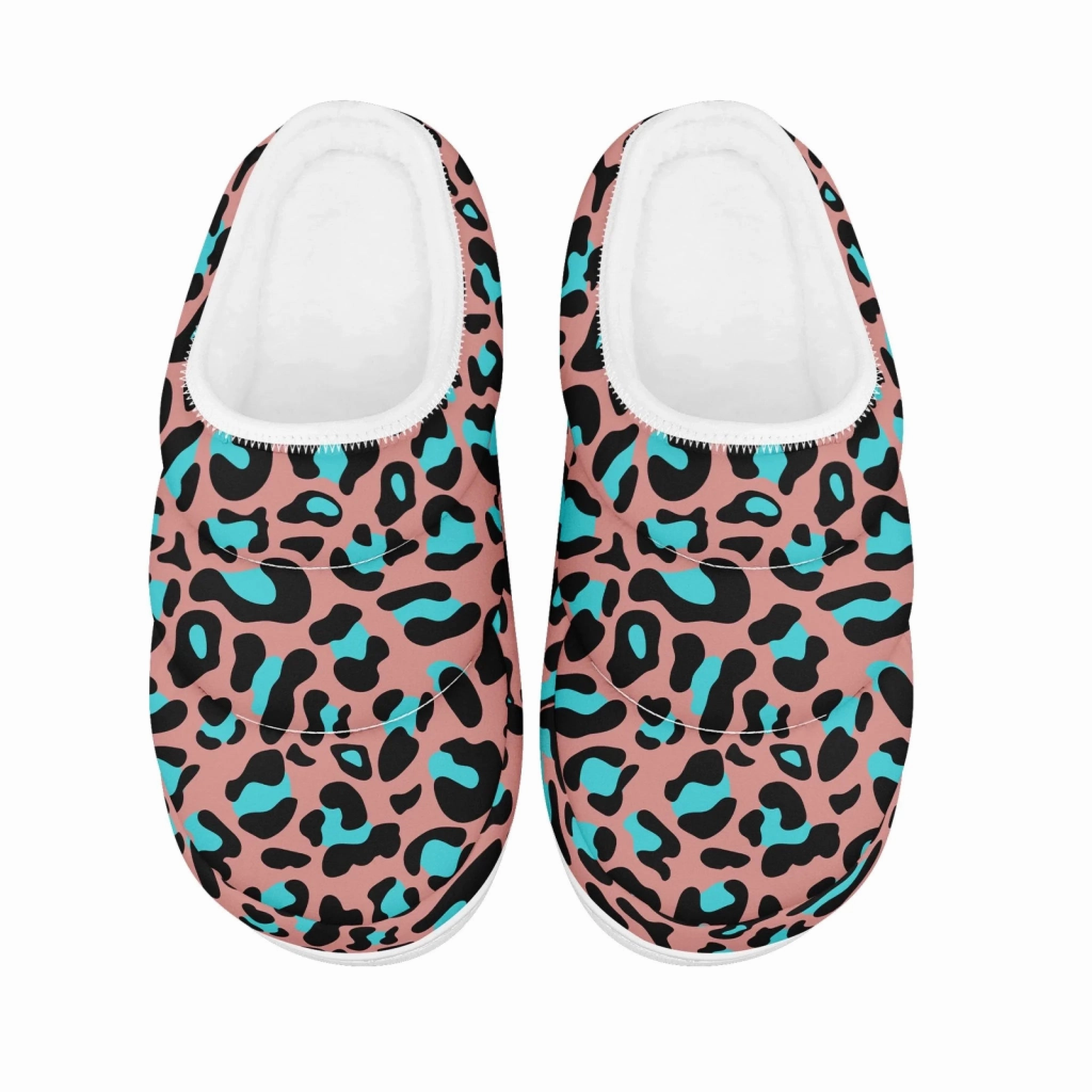Camouflage Slides Fashion Animal Print Padded Slippers, Cozy Patterned Quilted House Shoes FN057-25028163