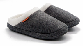 Sock Monkey Slippers Axign Archline Orthotic Open Slipper Grey Marl