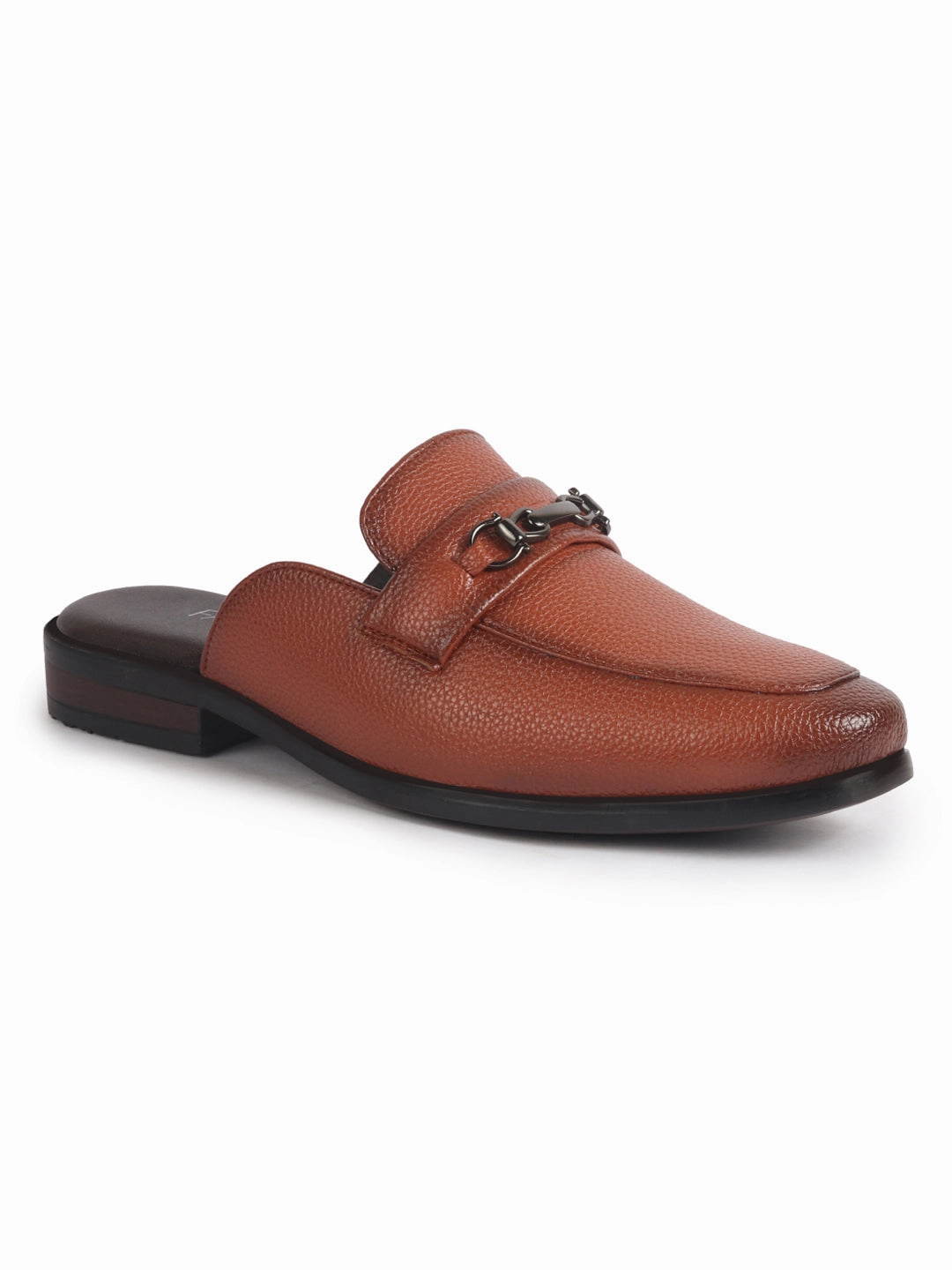 Sandals With Support For Walking Men Tan Back Open Horsebit Buckle Party Slip On Shoe for Wedding|Ethnic Prom Slip On Shoes|Formal Shoes For Traditional Festive Kurta