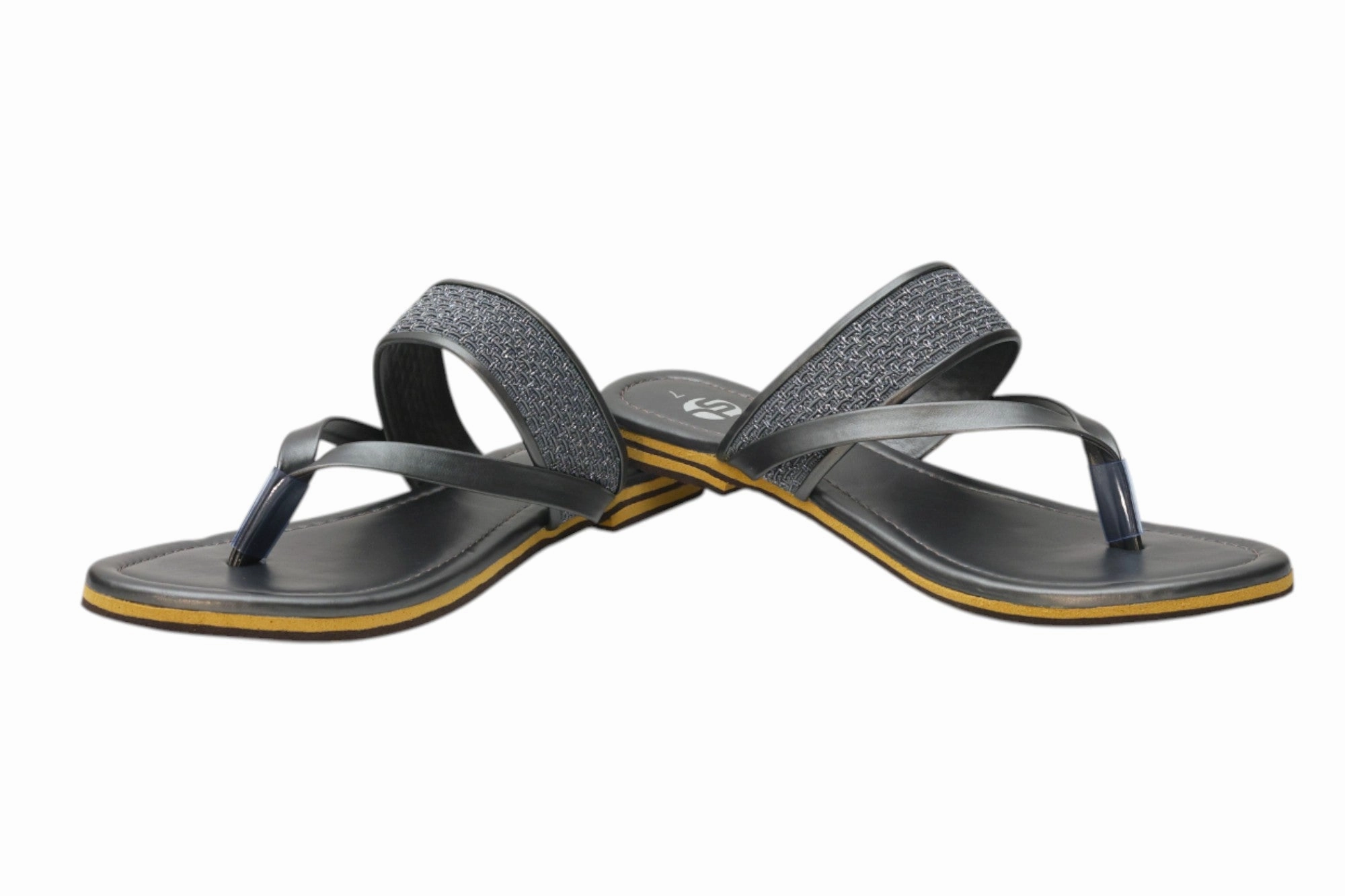 Ladies Flat Chappal 296117 Flat Steel Toe Shoes