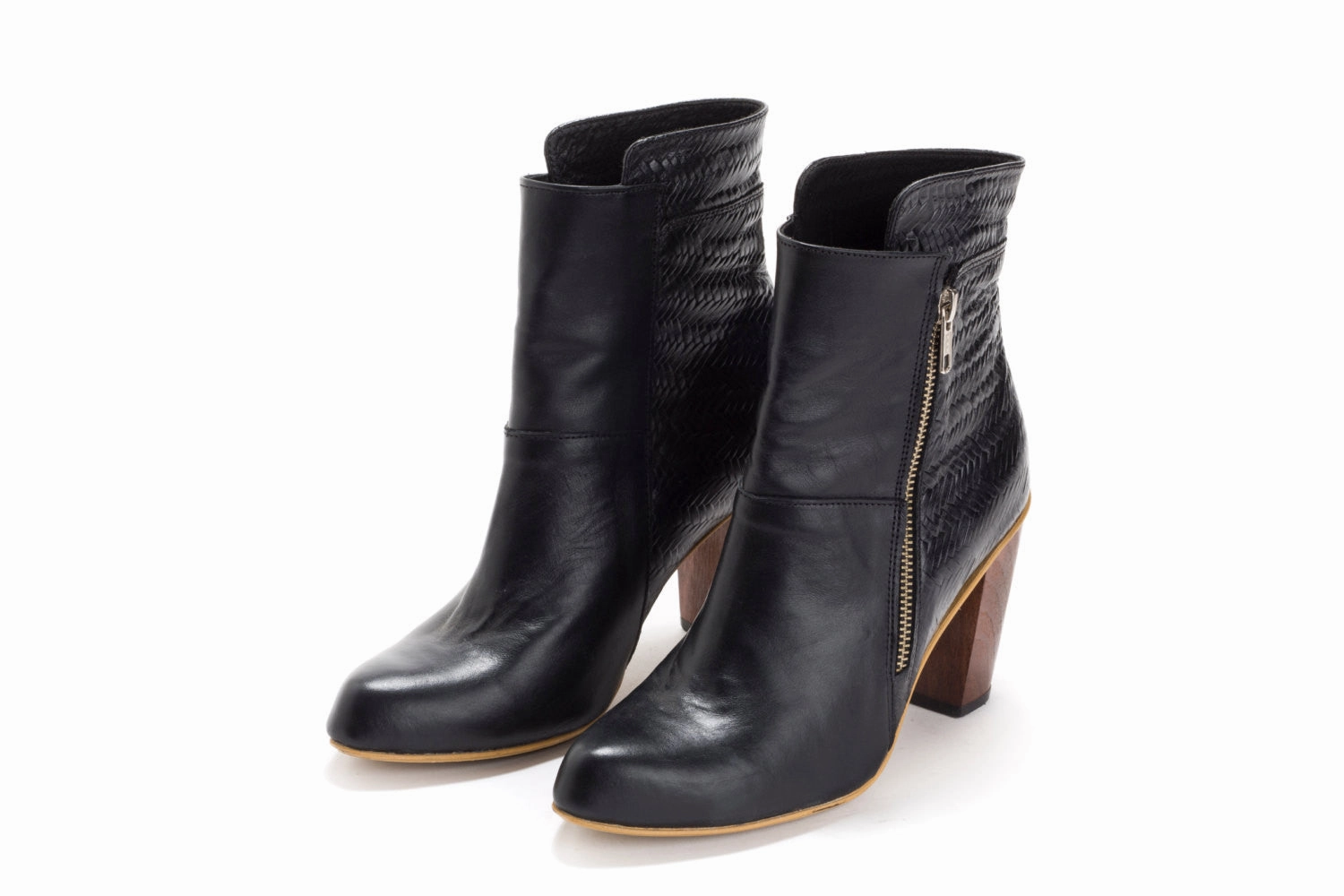 Toeless Heels Sale! Black Boots -High Heels Black Booties - Made to order - 50% Off!