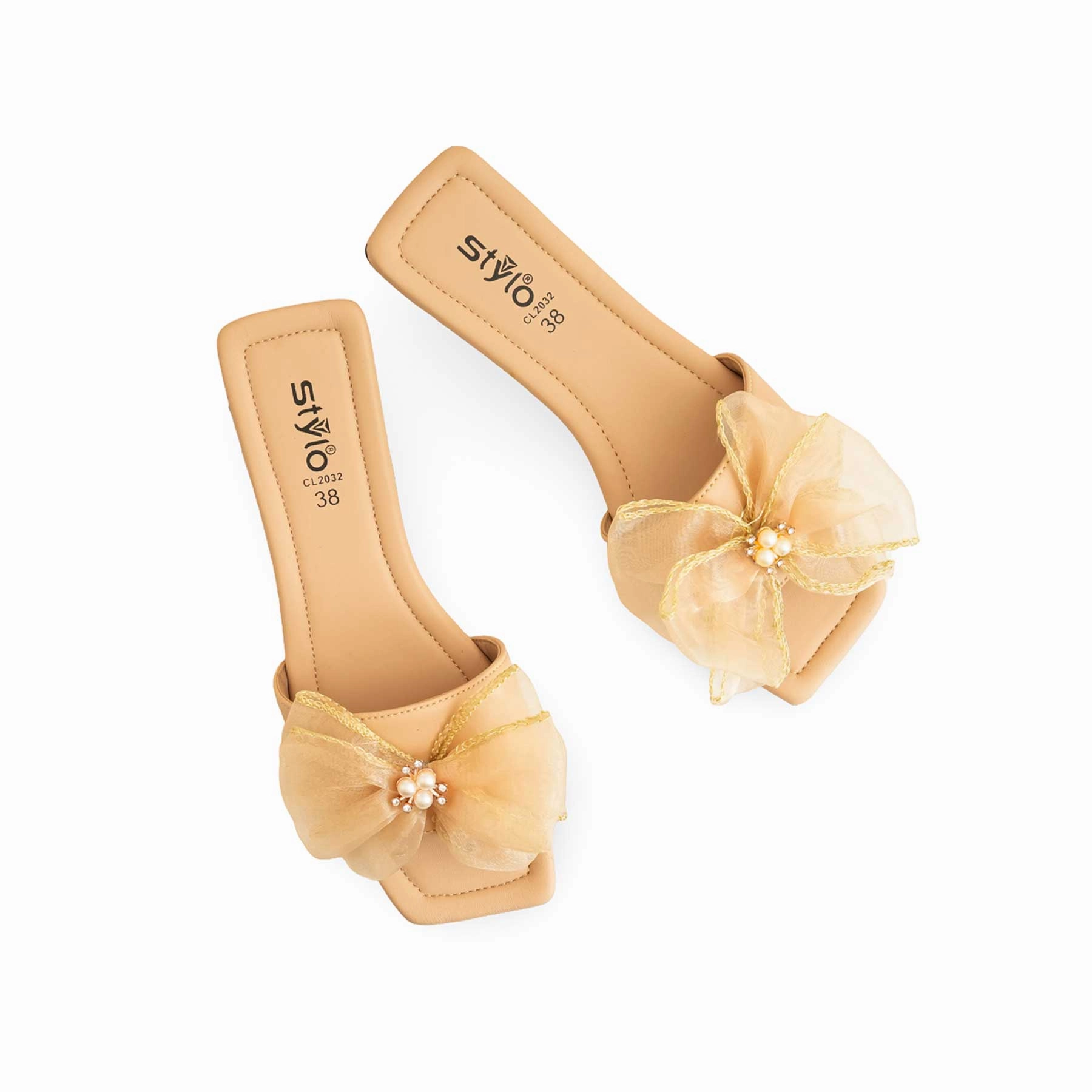 Biggest Slippers Beige Casual Slipper For Ladies Cl2032