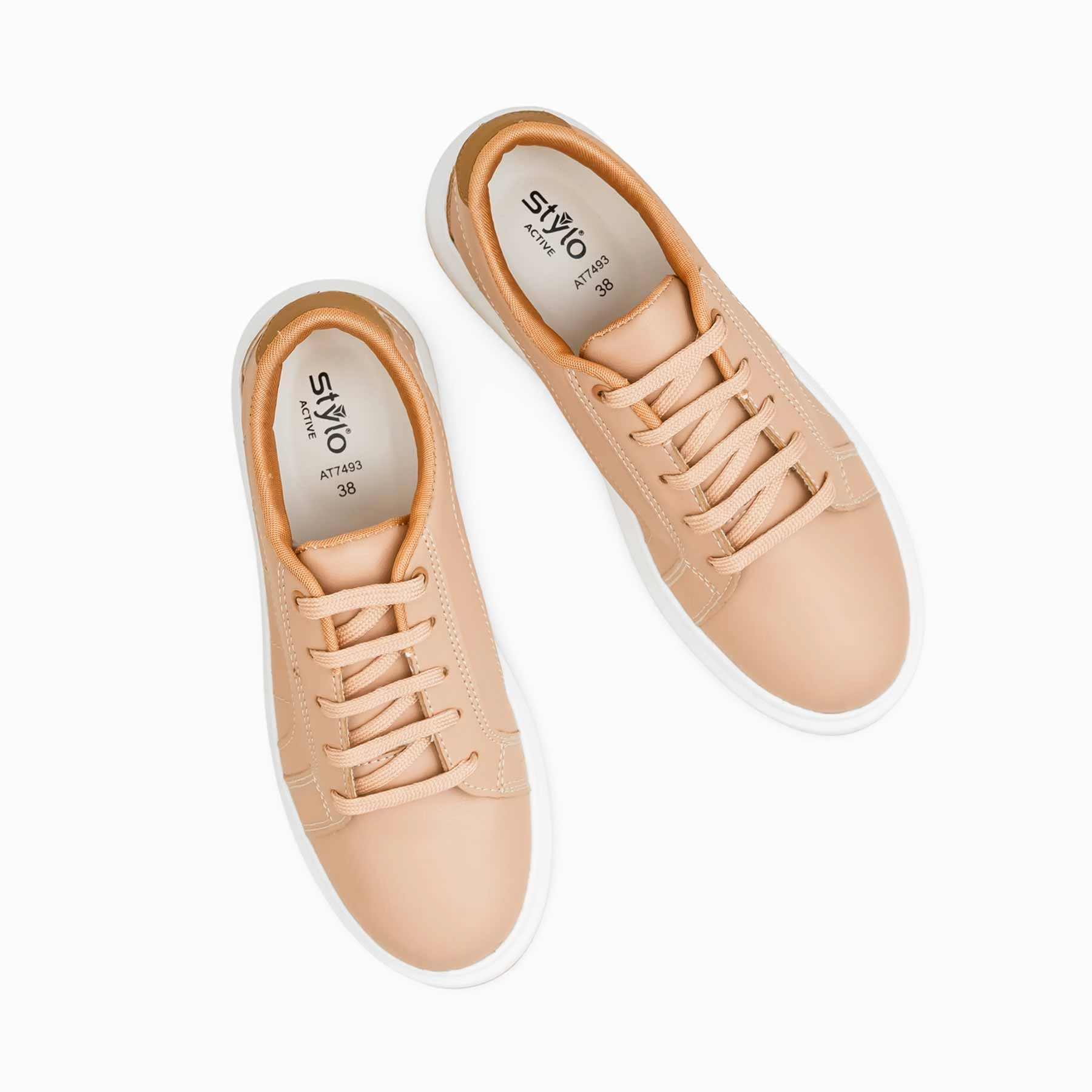 Beige Casual Women Sneaker AT7493 Affordable Casual Shoes
