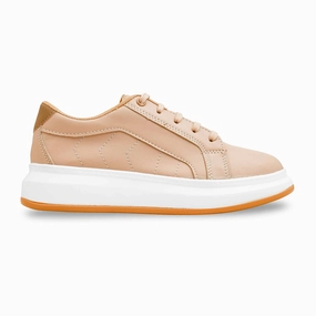 Casual Shoes Older Ladies Beige Casual Women Sneaker AT7493
