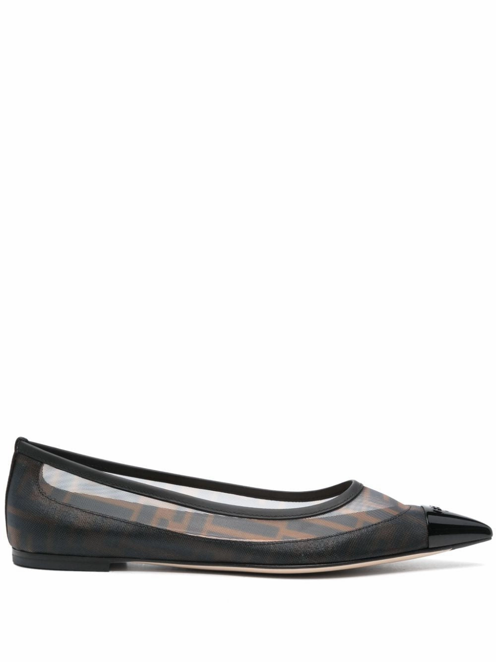 FENDI Elegant Women's Ballerina Shoes - FW24 Collection Best Black Friday Offers On High Heels