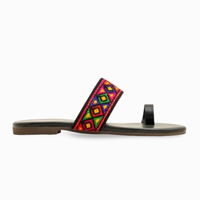 Top Running Shoes For Flat Feet Black Casual Chappal For Women CL2134