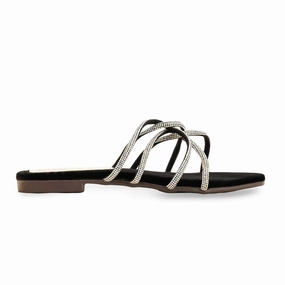 Lukees Slippers Black Casual Slipper For Ladies CL1972